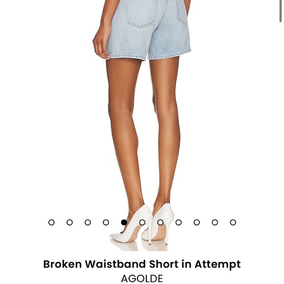 AGolde Broken Waistband Shorts Size 29 NWT - Picture 6 of 16